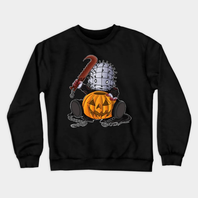 Pinhead Halloween Chibi Shirt Crewneck Sweatshirt by steviezee